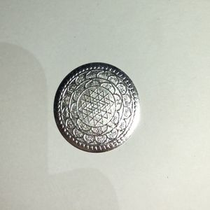 Silver Plated GOD LAKSHMI & Ganesh Ji Coin