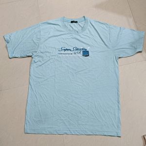 Cyan Color T Shirt Men✅