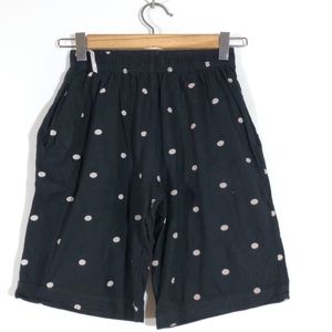 Black Printed Shorts(Girl’s)