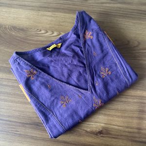 Deep Purple Tunic Kurti