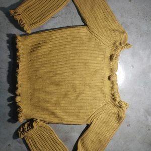 Women Knit Crop Sweater