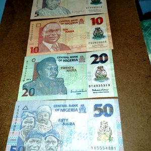 Nigerian Naira 4 Currency For Collection