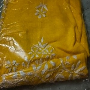 Chikenkari Cotton Kurti