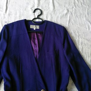 Vintage Collarless Blazer