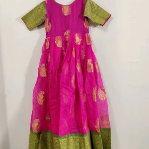 Pink Ethnic Gown ( Women)