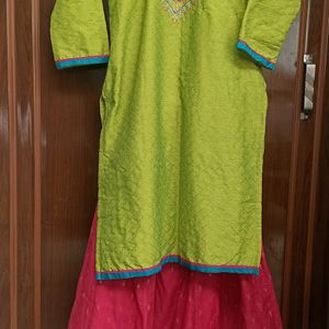 Branded Kurta Skirt Combo