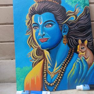 Shree Ram Canvas Painting