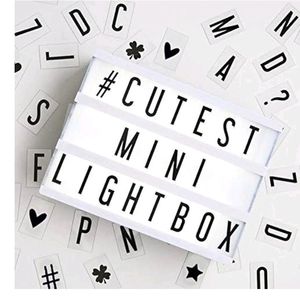 Cutest Lightbox With 90 Letters