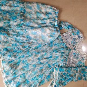 Pretty Kurti Sharara Dupatta Set