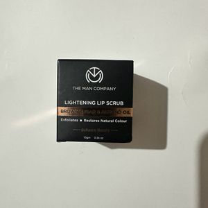 The Man Comapny lightning lip Scrub