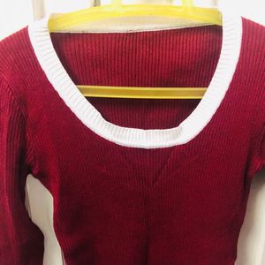 Maroon Sweater