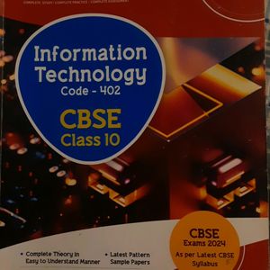 All In One IT Information Technology 2024 Class 10