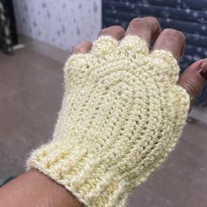 Crochet Catpaw Fingerless Gloves