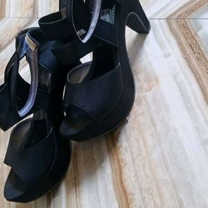 Black Heel Sandle