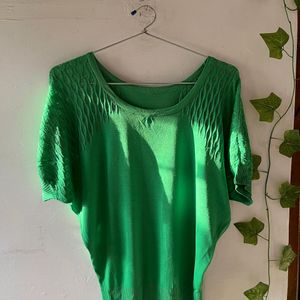 Green Knitted Top