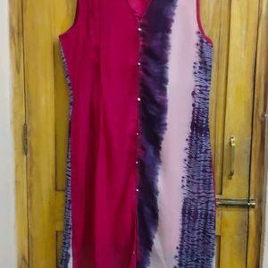 Color Block Trendy And Stylish Straight Kurta 🧿💗