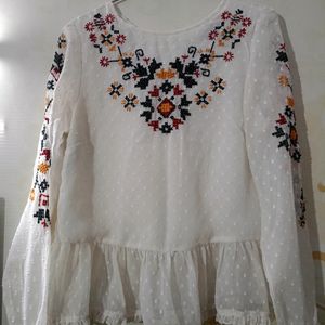 Embroidered Top