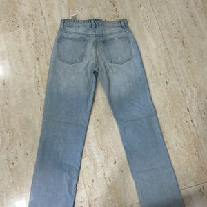 Ripped Straight Zara Jeans