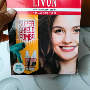 Syska Hair Dryer Brand New And Livon Hair Protection Serum