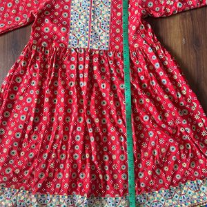 New branded Red kurti for 11-12yrs old