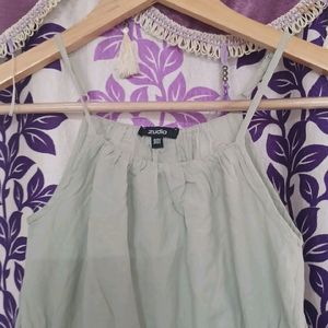 Zudio Pastel Green Kids Dress