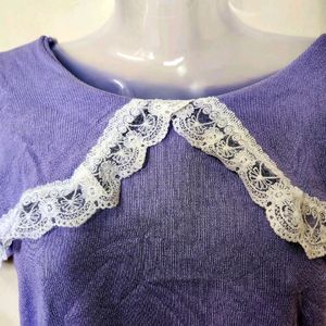 Korean Lavender Top