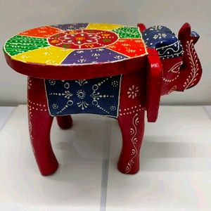 Handy Craft Wooden Elephant Table