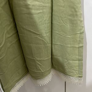 Cotton Thread Work Kurta Pants