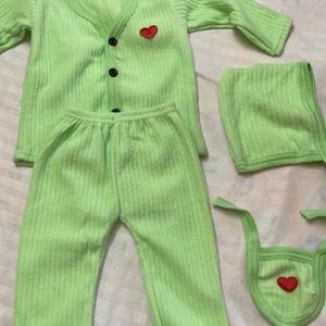 Baby Boy Or Girl Full Shirt And Pant Set