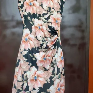 Multi Floral Print Dress For Girl Or Woman 34 Bust