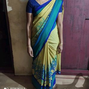 Floral Printed Saree