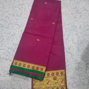 Banarasi Silk Scutt Border