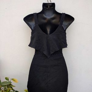 Material Girl Black Bodycon Dress