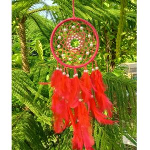 Dream Catcher Red With Pearl