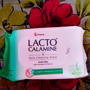 EF Tiv Lacto Calamine Daily Cleansing Wipes Aloe V