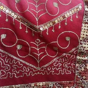 Designer Wedding Saree With Stitched Blouse