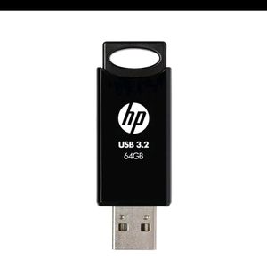 HP 712w 64GB USB 3.2 Flash Drive- Black