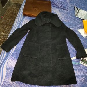 Women Black Winter Korean Coat