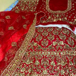 Unstitched Bridal Lehenga