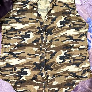 Camouflage Printed top