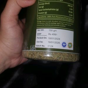 Rosemary Dried Leaves- 300g