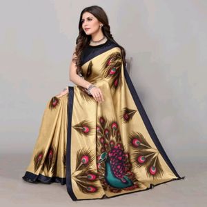 Peacock Design Saree