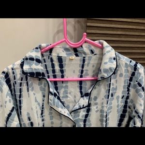 Pajama Half Sleeves Shirt For Women