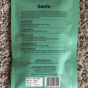 Sanfe- Hydrogel Eye Patch