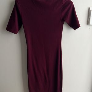 Maroon H&M Dress