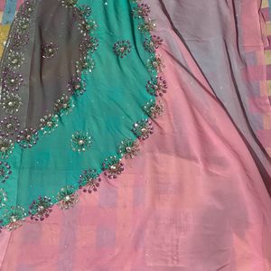 Multicoloured Saree