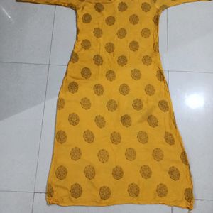 Freash Yellow Gold Colour Kurta