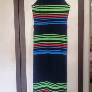 High Neck Maxi Dress