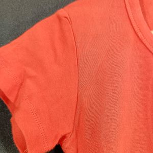 Orange Color T-Shirt ( Women's)