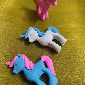 Unicorn Erasers Set